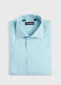 Paul Stuart Mini Gingham Flannel Sport Shirt, thumbnail 1