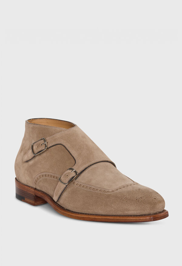 Paul Stuart Sullivan Suede Double Monk Boot, image 2