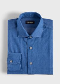 Paul Stuart Washed Chambray Shirt, thumbnail 1