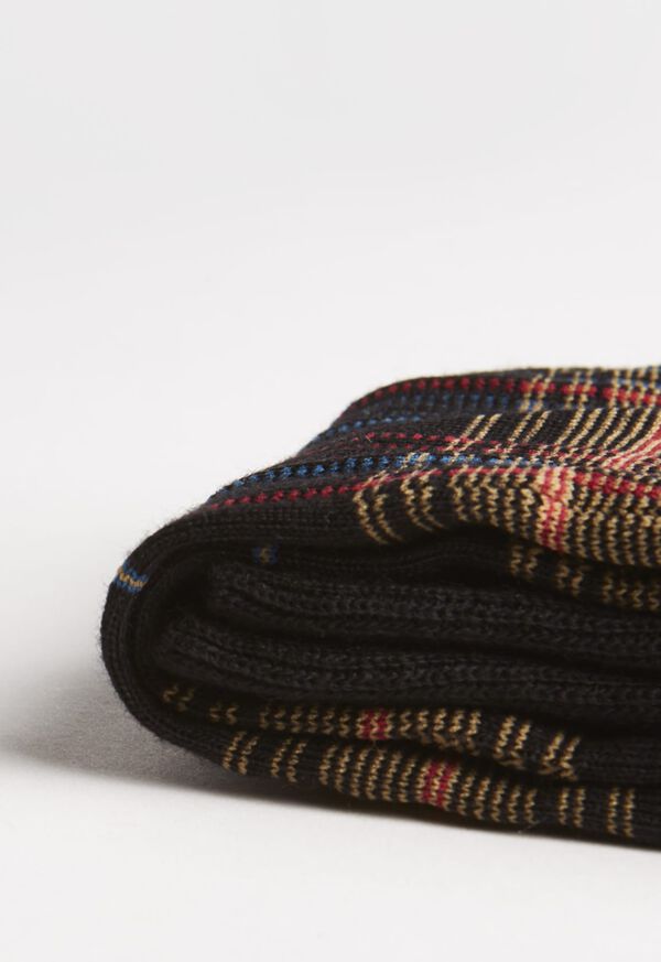 Paul Stuart Cotton Blend Tartan Socks, image 2