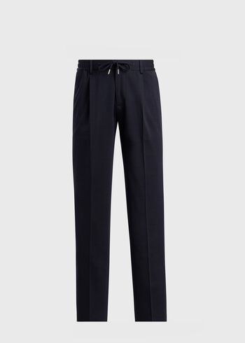Paul Stuart Wool & Cotton Jersey Drawstring Pant
