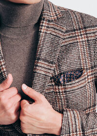 Paul Stuart Printed Silk Medallion and Paisley Pocket Square, thumbnail 2
