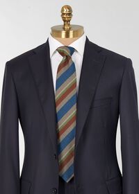 Paul Stuart Printed Multi Color Stripe Tie, thumbnail 2