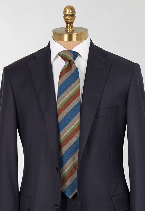 Paul Stuart Printed Multi Color Stripe Tie, image 2