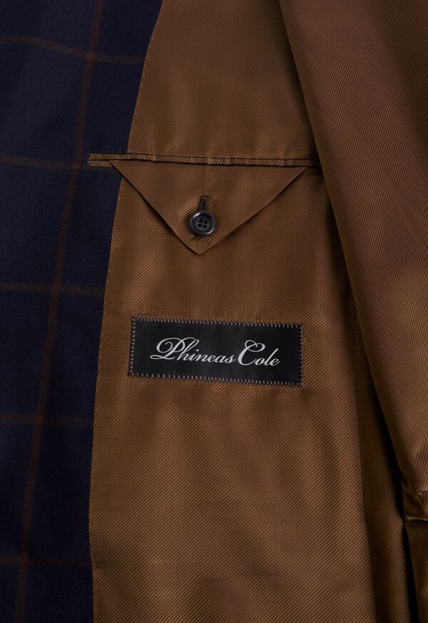 Paul Stuart Navy Windowpane Suit, image 4