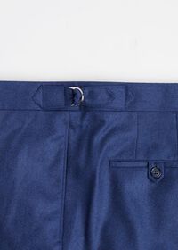 Paul Stuart Solid Mid Blue 120s Pant, thumbnail 3
