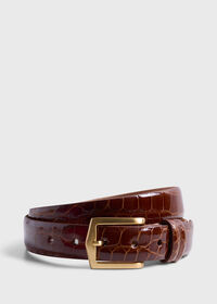 Paul Stuart Glazed Alligator Belt, thumbnail 2