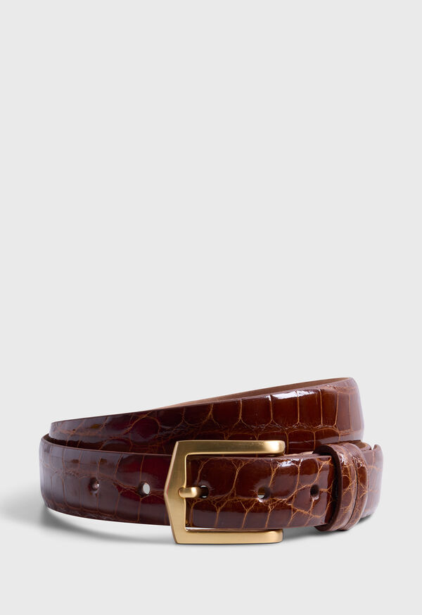 Paul Stuart Glazed Alligator Belt, image 2