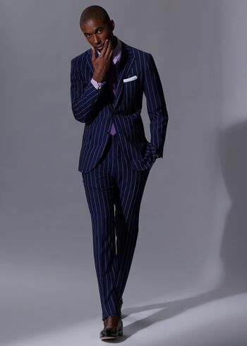 Paul Stuart Super 130s Stripe Suit