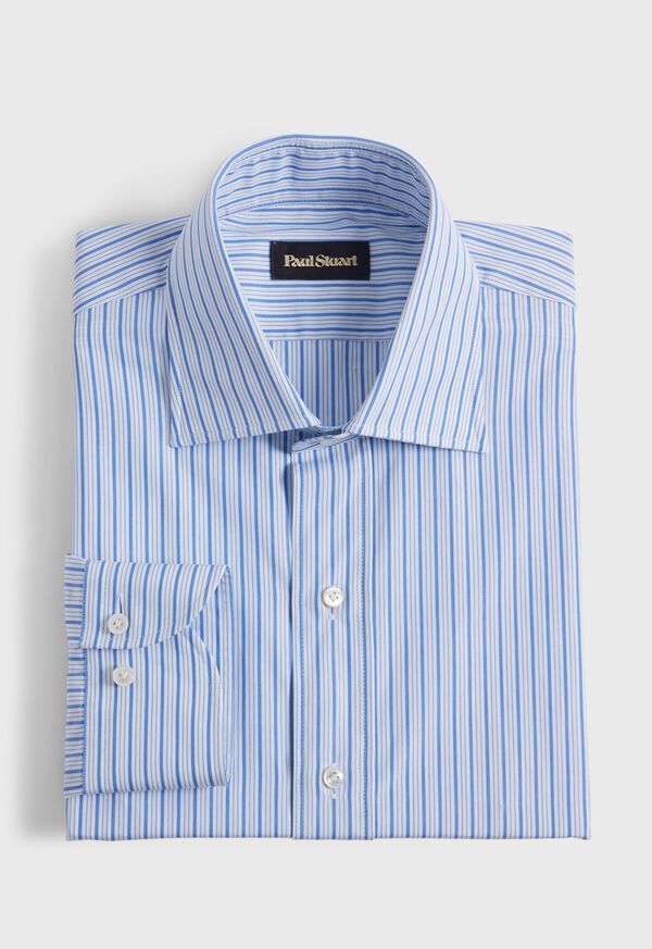 Paul Stuart Light Blue Striped Dress Shirt, image 1