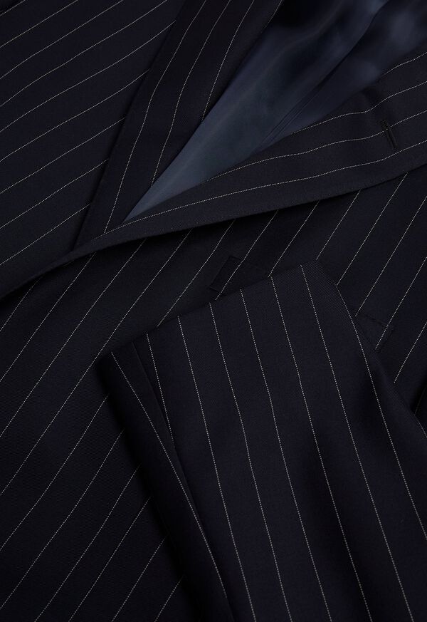Paul Stuart Navy Pinstripe Wool Suit, image 2
