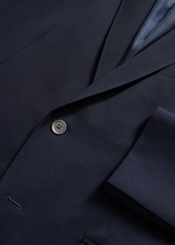 Paul Stuart All Year Wool Navy Blazer