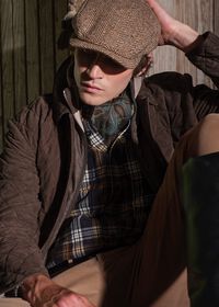 Paul Stuart Herringbone Ivy Cap, thumbnail 2