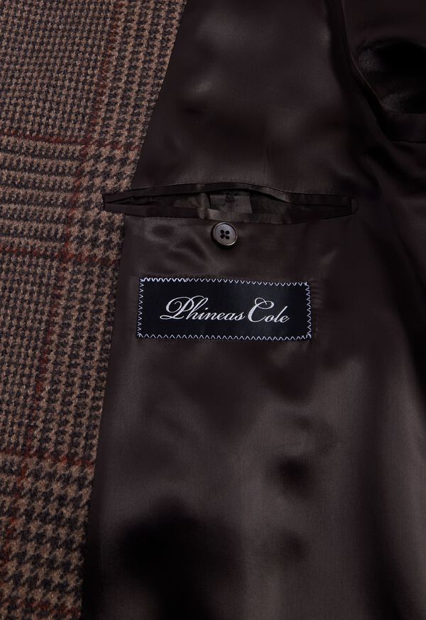 Paul Stuart Glen Plaid Raglan Sleeve Overcoat, image 4