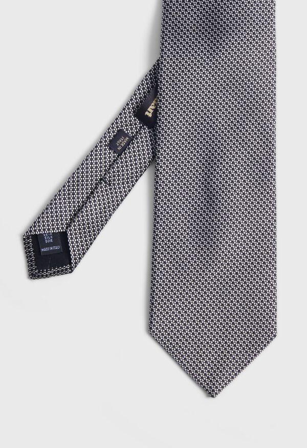 Paul Stuart Woven Silk Micro Deco Tie, image 1