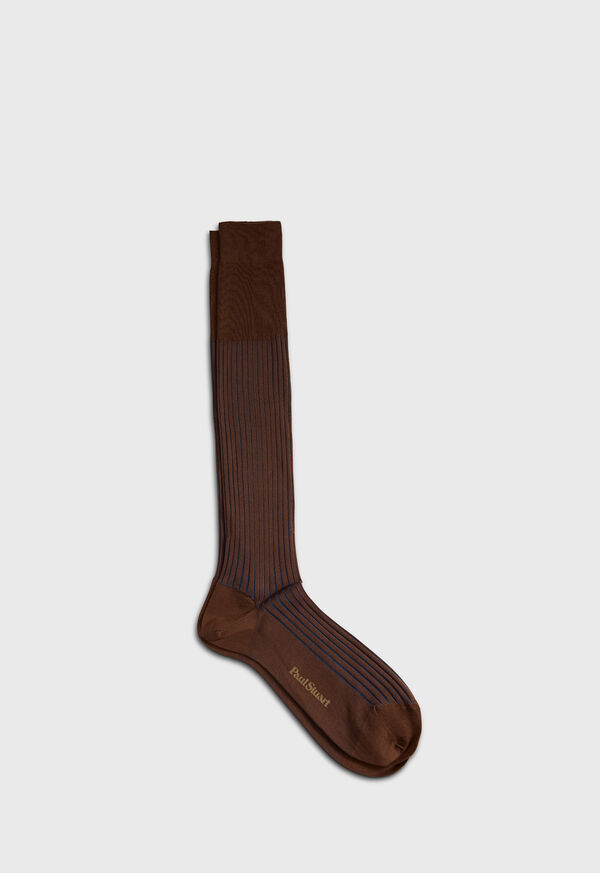 Paul Stuart Shadow Stripe Dress Sock, image 1