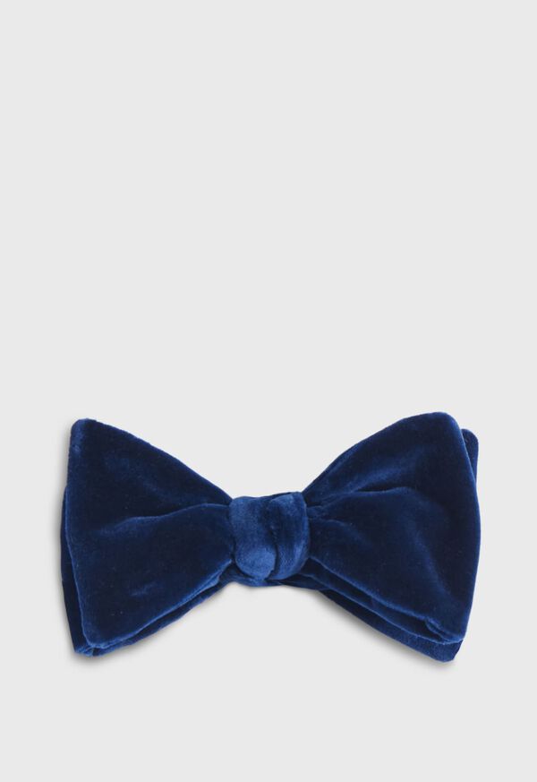 Paul Stuart Blunt Edge Velvet Bow Tie, image 1