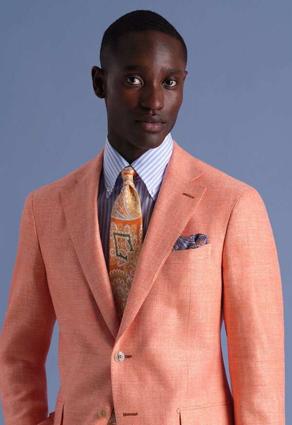 Paul Stuart Bengal Stripe Button Down Dress Shirt, image 2