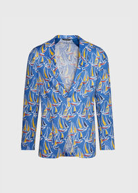 Paul Stuart Sailboat Print Soft Jacket, thumbnail 1