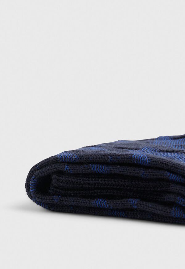 Paul Stuart Two-Toned Oversized Houndstooth Sock, image 2