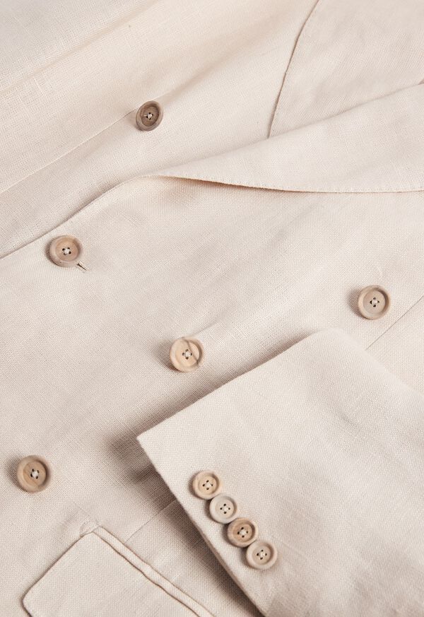 Paul Stuart Double Breasted Linen Suit, image 3