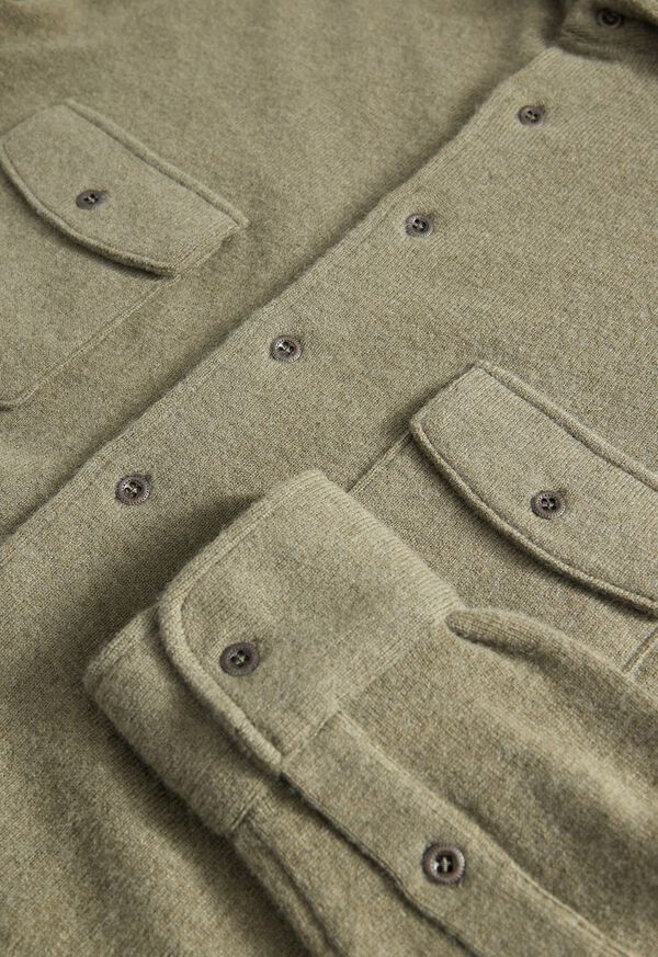 Paul Stuart Wool & Cashmere Knitted Shirt, image 2