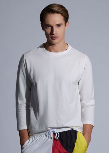 Paul Stuart Cotton Jersey Long Sleeve T-Shirt