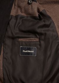 Paul Stuart Cashmere Tan Melange Vest Jacket, thumbnail 6