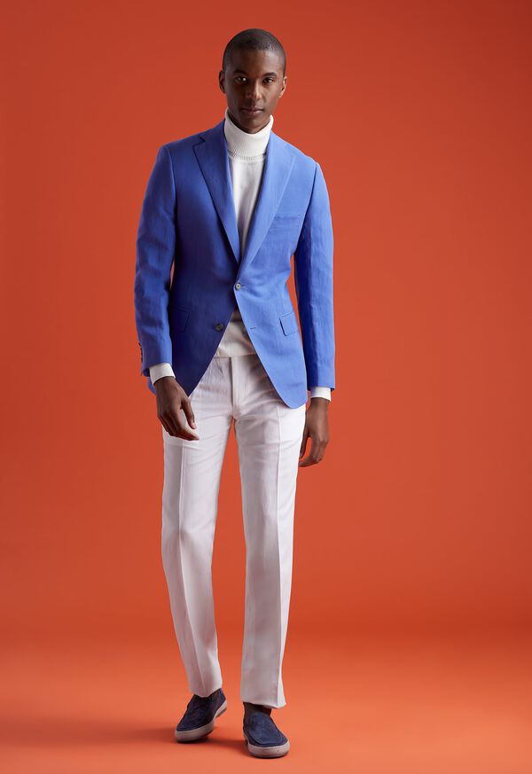 Paul Stuart Blue Jacket & Turtleneck, image 1