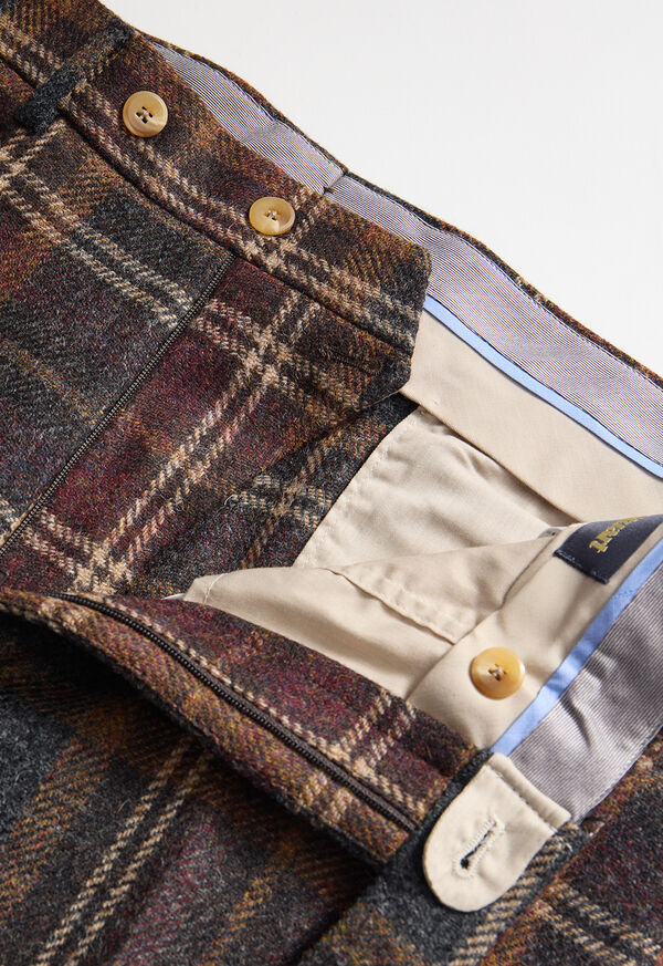 Paul Stuart Shetland Wool Plaid Trouser, image 3