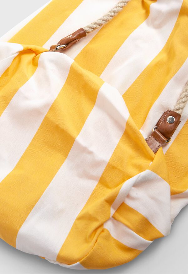 Paul Stuart Two Tone Stripe Canvas Sailor Bag, image 5