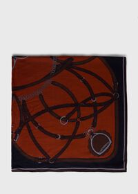 Paul Stuart Belt & Buckle Printed Scarf, thumbnail 2