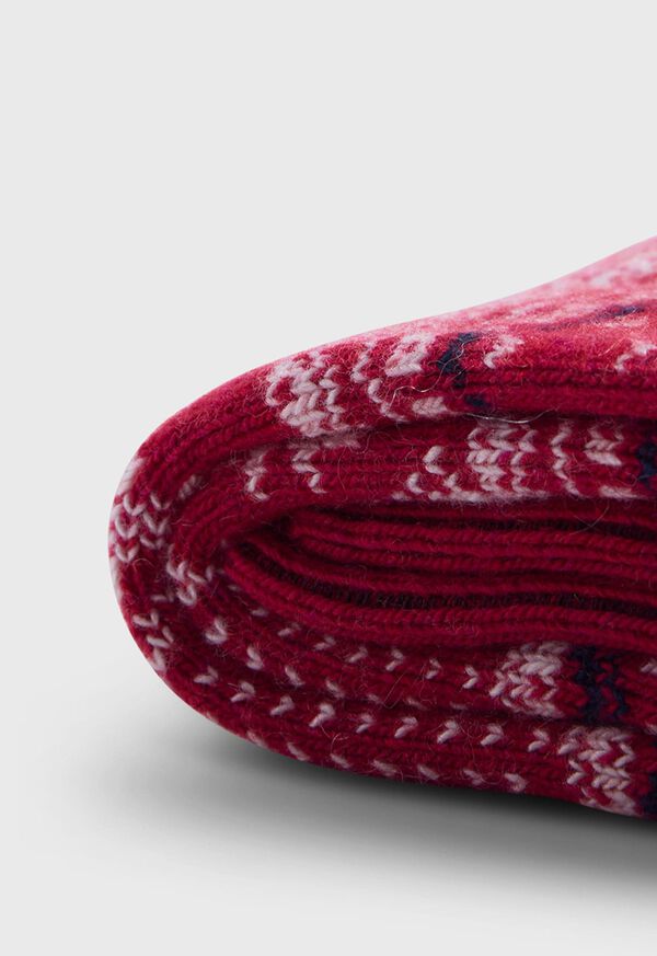 Paul Stuart Pine Tree & Snowflake Sock, image 2