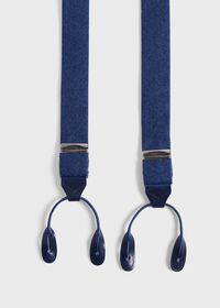 Paul Stuart Solid Wool Braces, thumbnail 2
