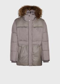 Paul Stuart Fur Hooded Quilted Down Parka, thumbnail 1