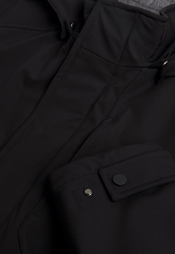 Paul Stuart Hooded String Waist Down Filled Tech Jacket, image 3