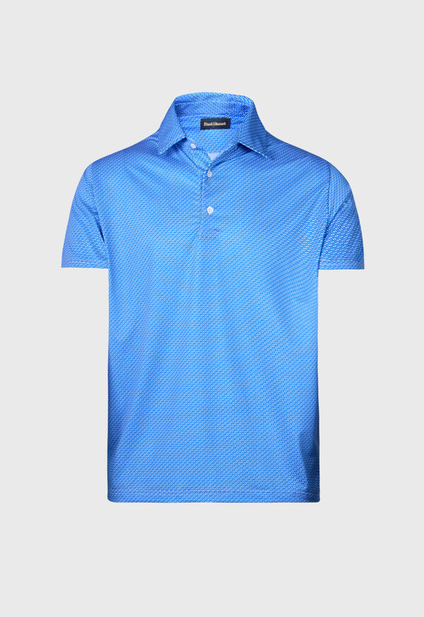 Paul Stuart Ultra Soft Deco Square Performance Polo, image 1