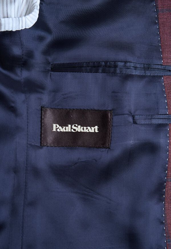 Paul Stuart Windowpane Wool Blend Soft Jacket, image 3