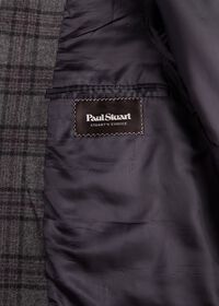 Paul Stuart Grey Plaid Escorial Wool Jacket, thumbnail 3