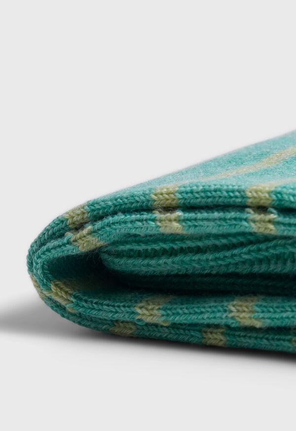 Paul Stuart Cotton Two-Tone Stripe Sock, image 2