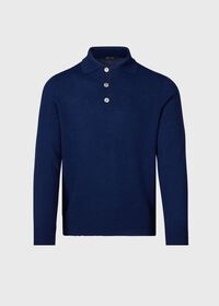 Paul Stuart Cashmere Polo Sweater, thumbnail 1