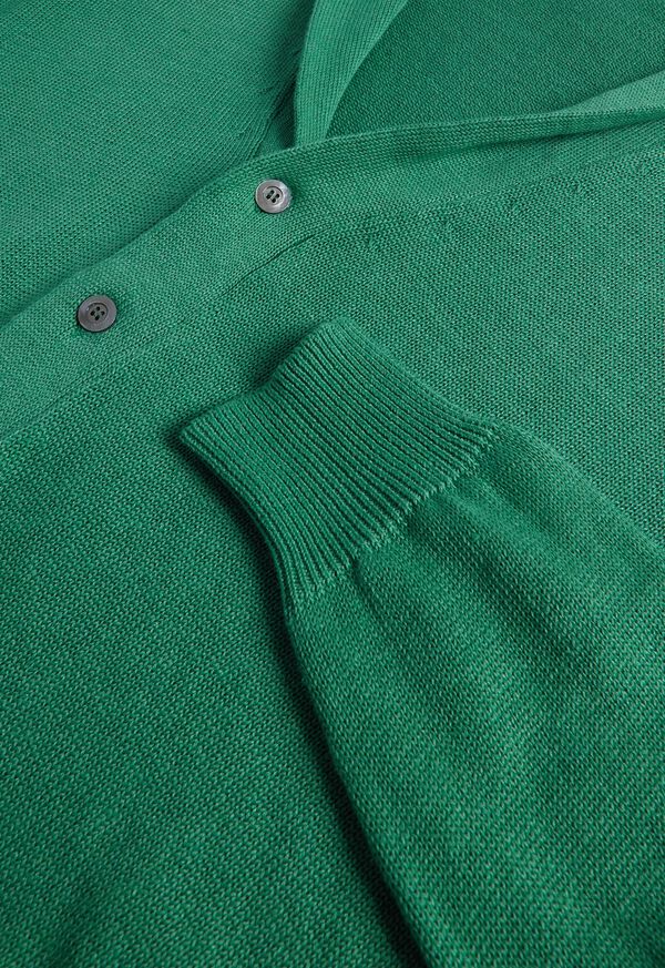 Paul Stuart Linen & Cotton Shawl Collar Cardigan, image 3