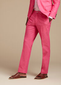 Paul Stuart Cotton Denim Plain Front Pant, thumbnail 2