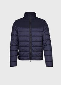 Paul Stuart Puffer Jacket With Tonal Shoulder Contrast Fabric, thumbnail 1