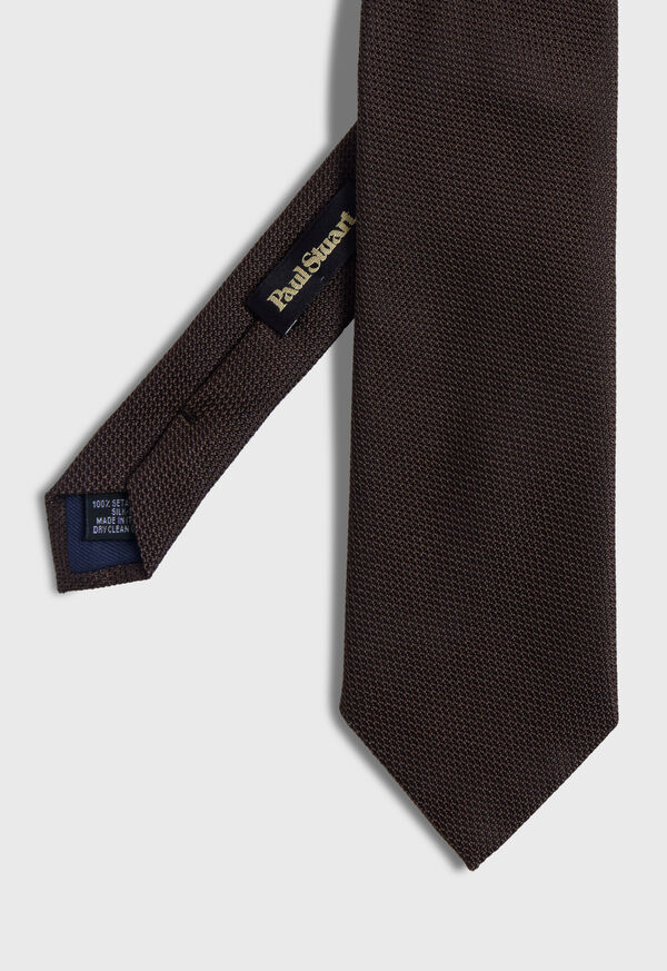 Paul Stuart Solid Silk Garza Tie, image 1