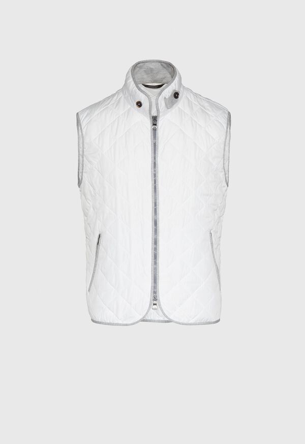Paul Stuart Nylon Vest With Piping, image 1