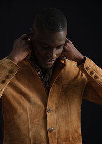 Paul Stuart Raw Edge Distressed Suede Jacket, thumbnail 9