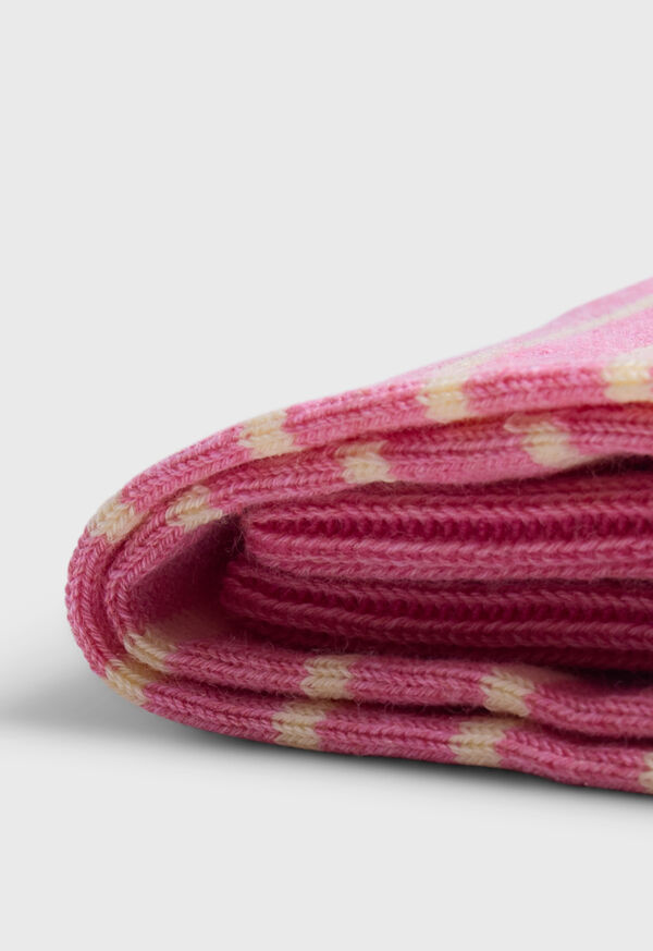 Paul Stuart Cotton Two-Tone Stripe Sock, image 2