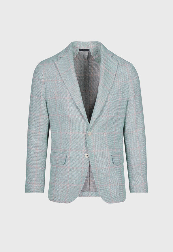 Paul Stuart Faded Windowpane Jacket