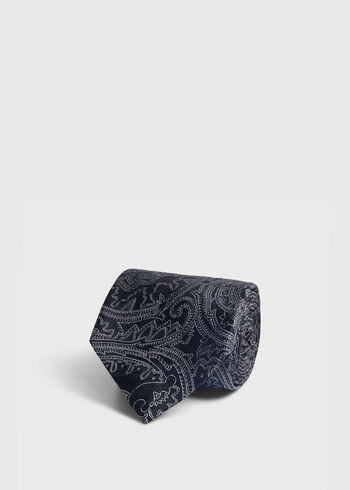 Paul Stuart Woven Silk Allover Paisley Tie
